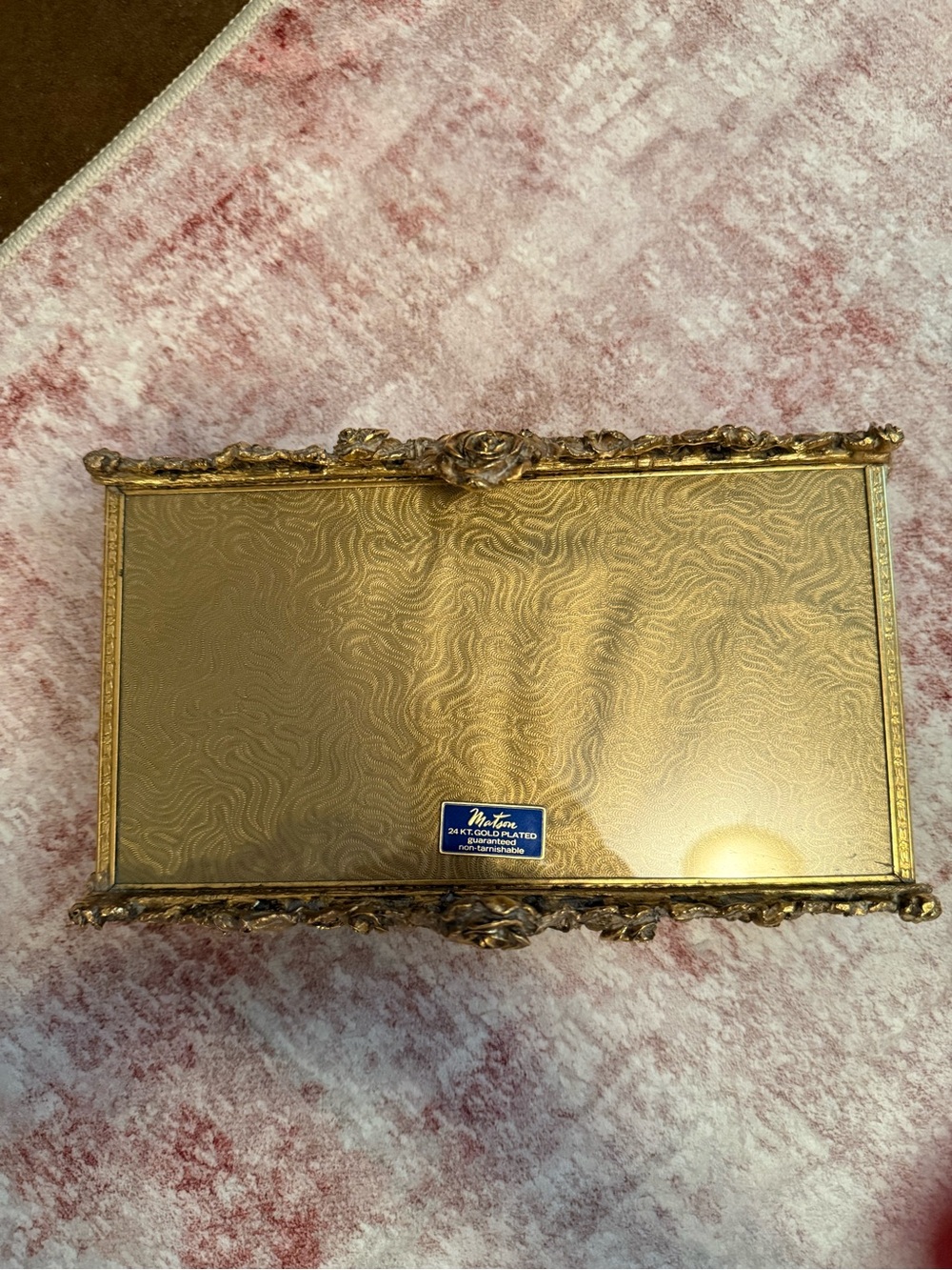 Matson voyage 24kt. vanity tray 🩷 - Picture 4 of 5